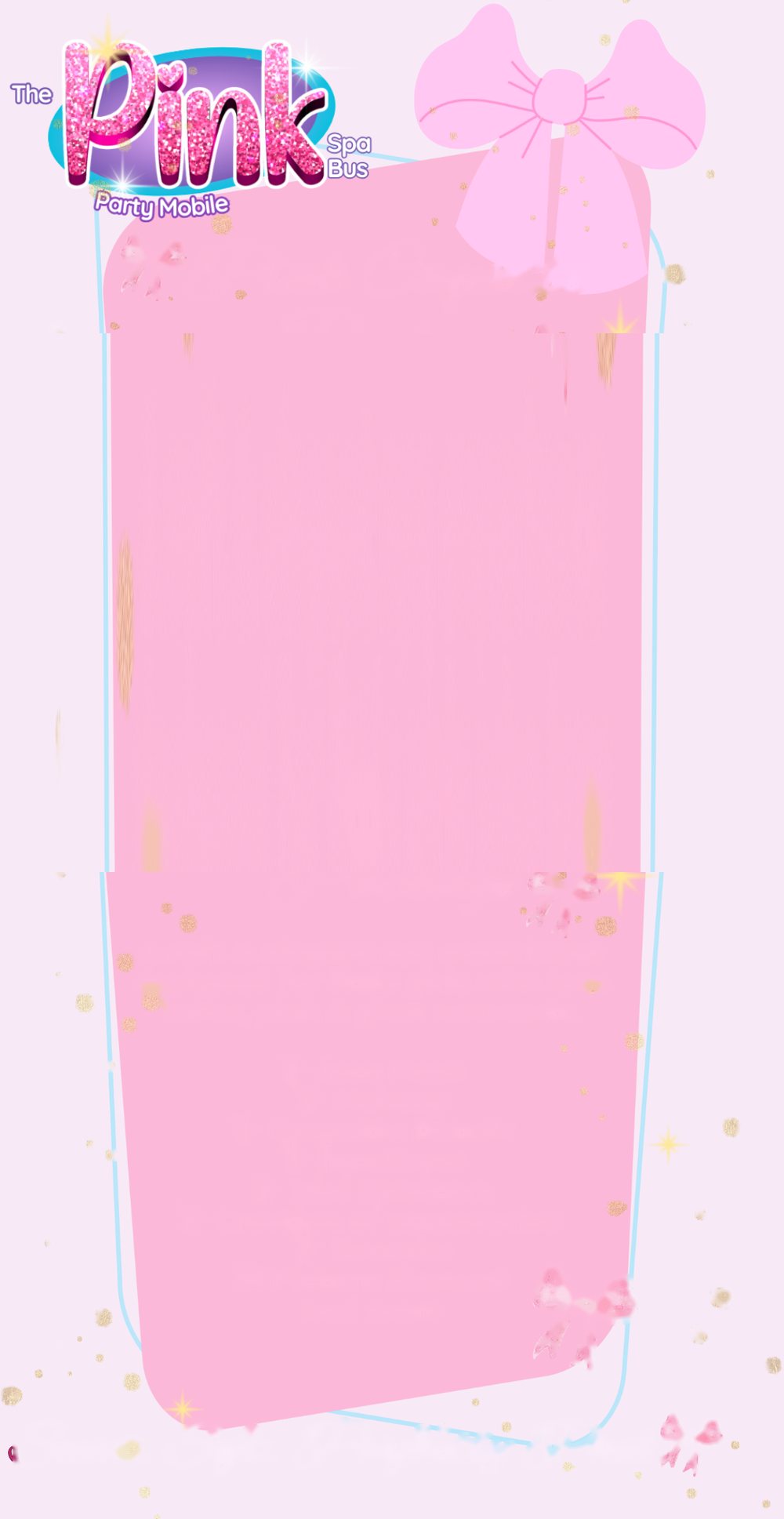 The Pink Spa Bus — Pink Coquette package card